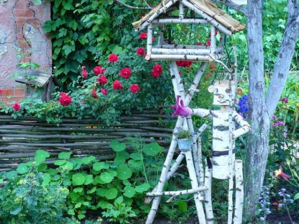 Some examples of a rustic garden