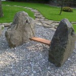 Swing made of large stones