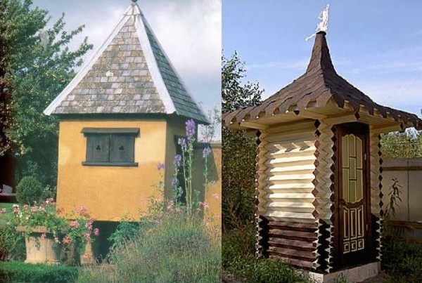 And only the roofs are made differently, but the windows are different