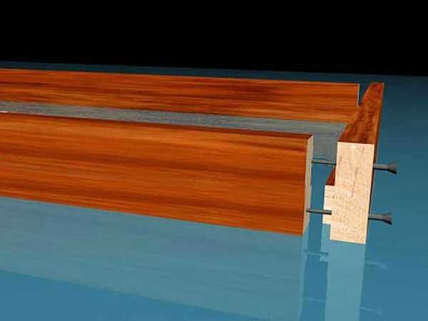 How to connect a door frame