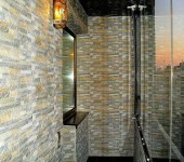 Loggia with panoramic glazing - nothing prevents you from enjoying the scenery