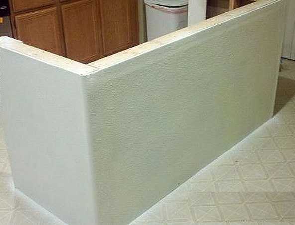 Coated with textured paint