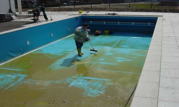 A large pool needs constant maintenance