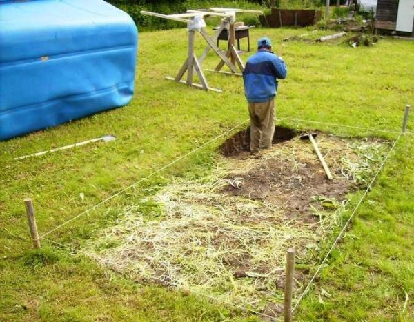 Start of land works