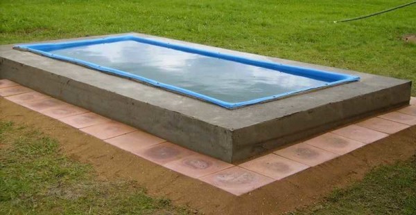 Paving slabs laid