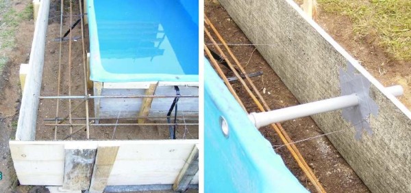 Formwork and drain pipe
