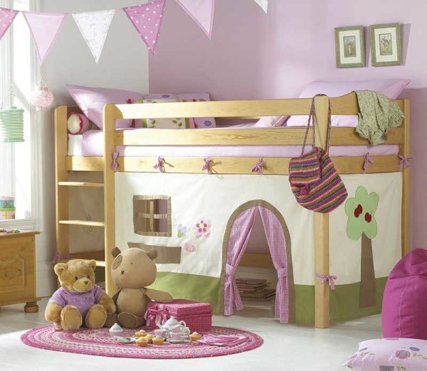 Girlish version of a bunk bed