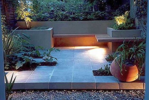 Relaxation corner in the Art Nouveau garden