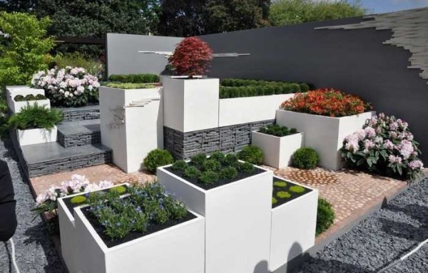 Garden-flower garden with modern style