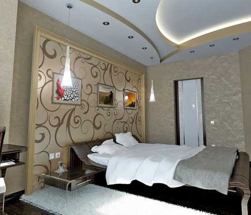 It is best to use matte surfaces in bedrooms.