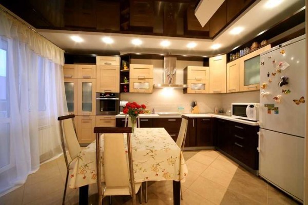 Dark ceiling is not the most common choice