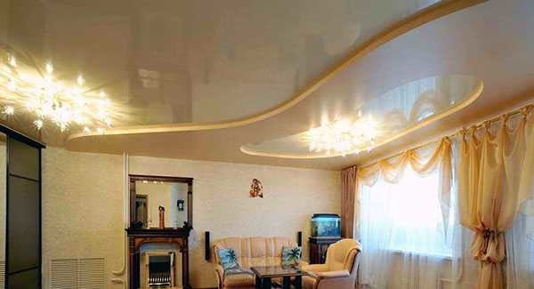 Glossy film reflects light and contours of objects
