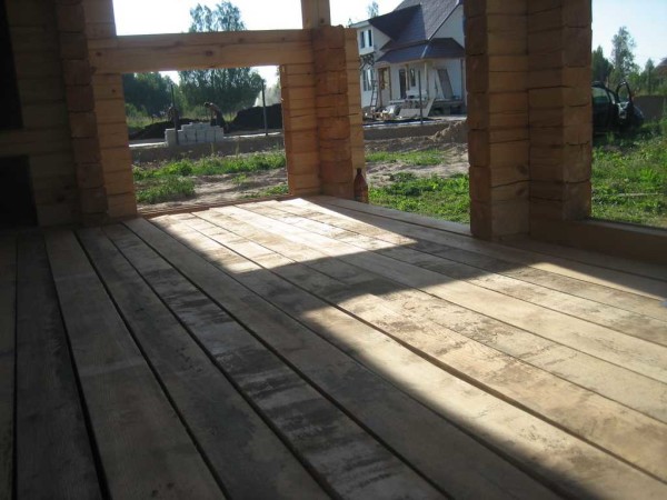 Subfloor just laid