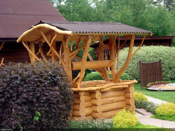 chopped house for a well