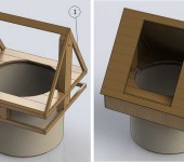 The procedure for assembling a house for a well