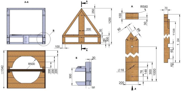 House for a well do it yourself drawings with dimensions