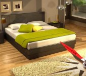 When choosing the location of the bed, consider its position relative to the cardinal points.