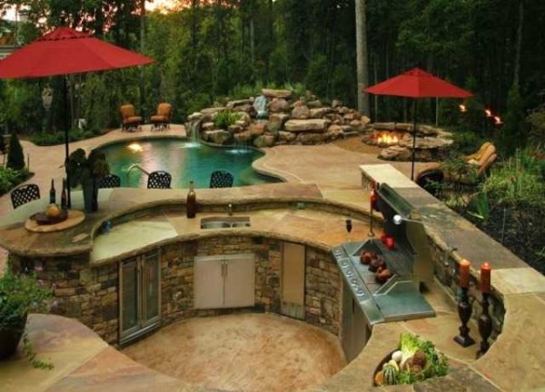 summer brick kitchens