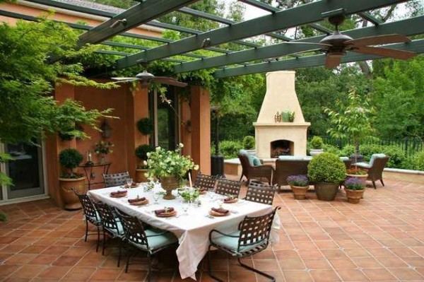 open summer kitchen
