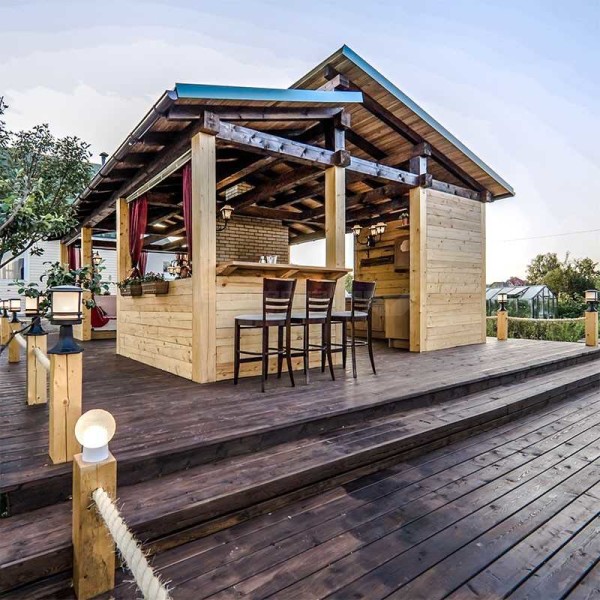 summer kitchen options in the country photo