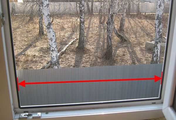 How to measure the window when ordering a mosquito net
