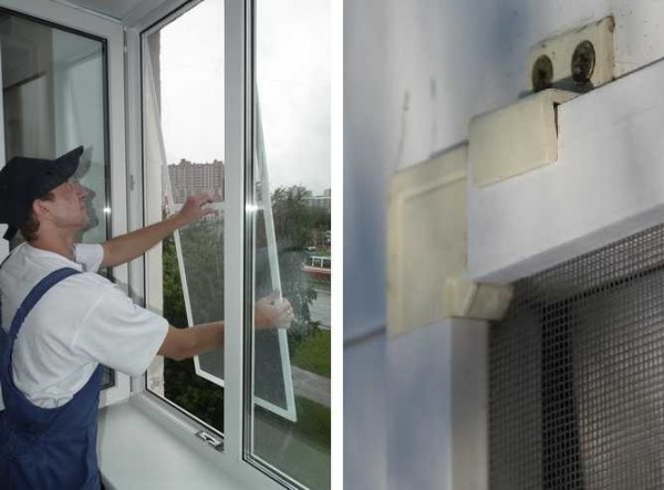Installing a mosquito stack in a window