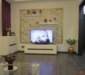 Interesting options for gluing wallpaper: a niche of a different color