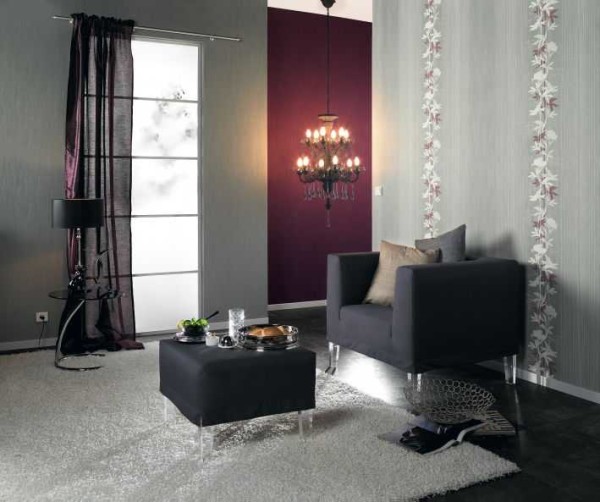 Options for gluing combined wallpaper: three different types