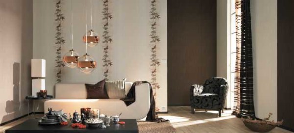 Vertical stripes raise the ceiling