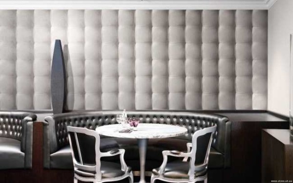 Foamed vinyl wallpaper imitation leather