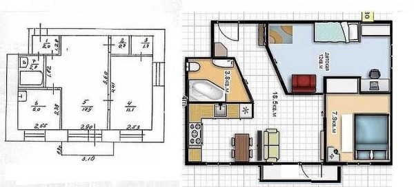 An interesting option for redeveloping a kopeck piece