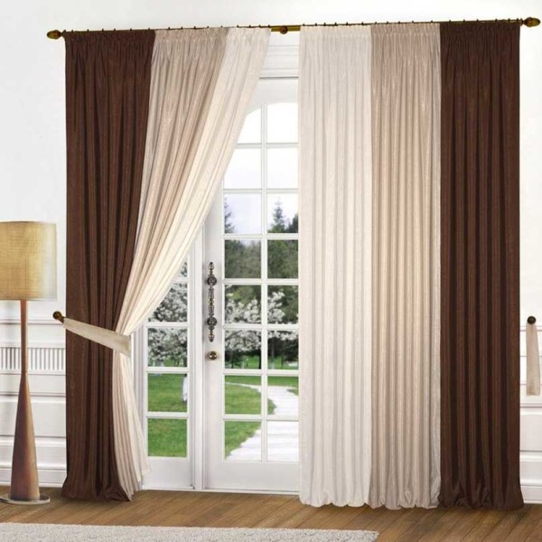One of the novelties of the year - triple curtains