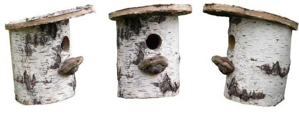 Duplyanka - a birdhouse made of logs