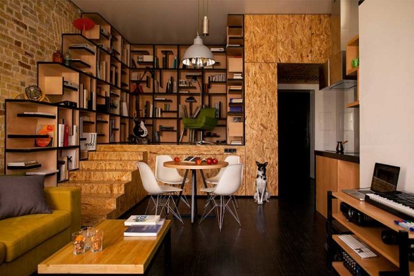 This is a real interior in a small apartment