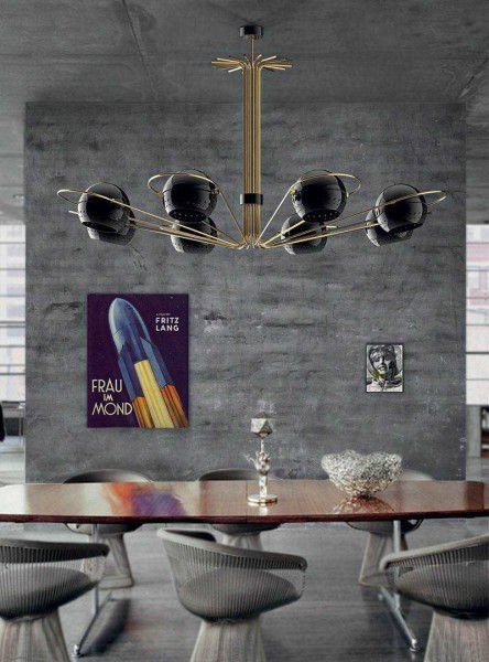 High-tech and minimalism elements fit well into the loft style