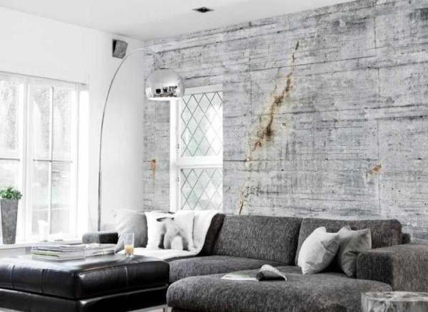 Scary walls and ceiling are one of the hallmarks of style