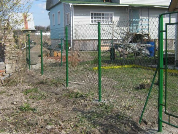 Popular and inexpensive - chain-link fence
