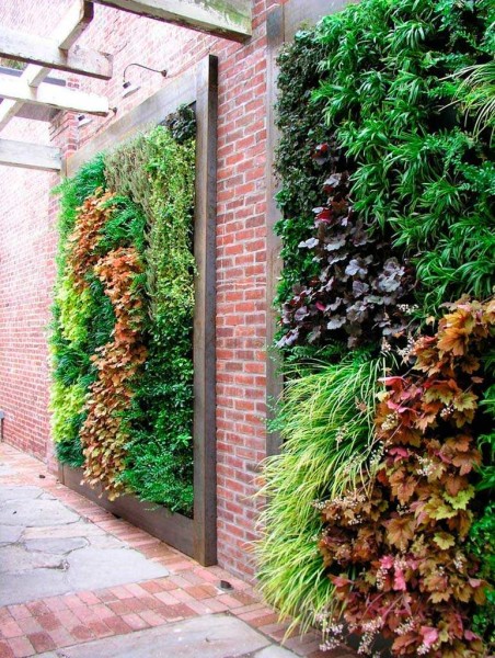 Special frames and appropriate lighting, and even at night the wall will look magical