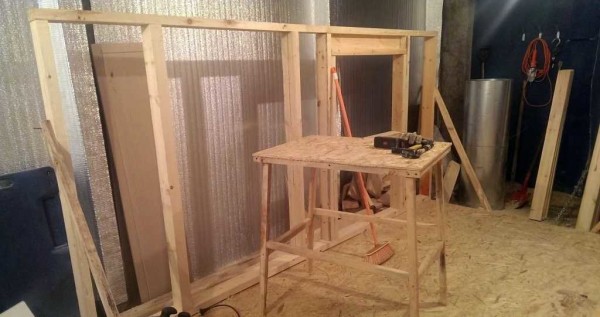 Wall frame scraping