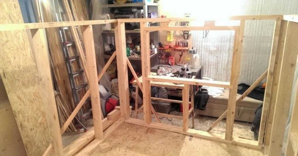 Fitting walls on the floor