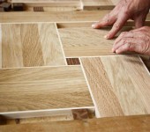 This is how parquet is folded - plank to plank