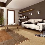 Warmer shades on the floor do not add as much gloominess to the interior as black or dark brown