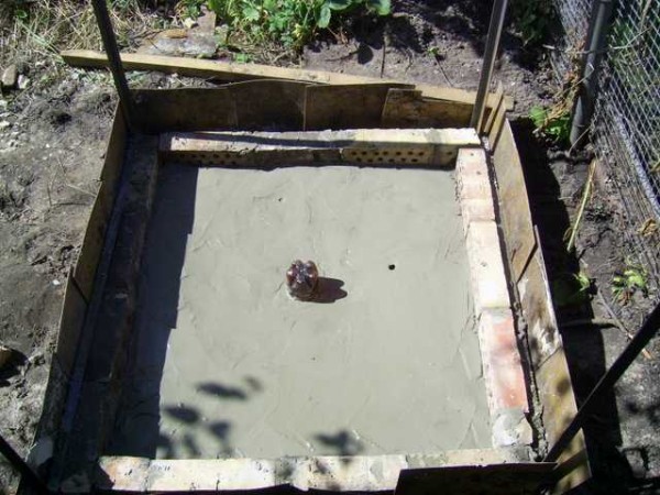 Example of a concrete pallet