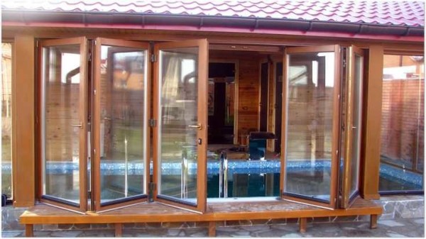To arrange an exit to the terrace in this way is just great