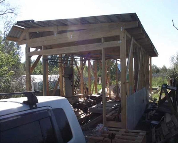 Sheathing started