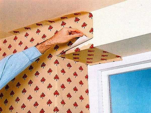 One of the ways of pasting the slope of a door or window