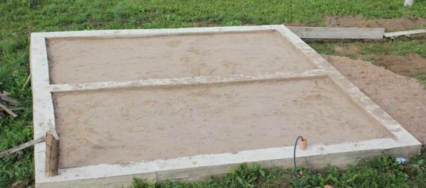 Compacted sand