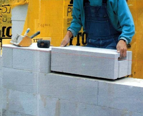 The blocks are large but can be carried by one person