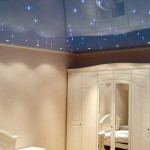 You can also use a stretch ceiling in the bathroom.