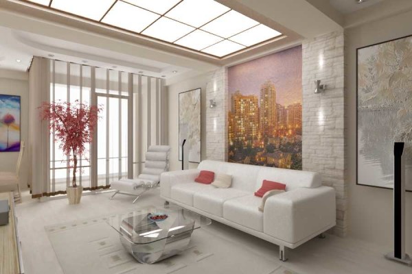 what wallpaper to choose in the living room